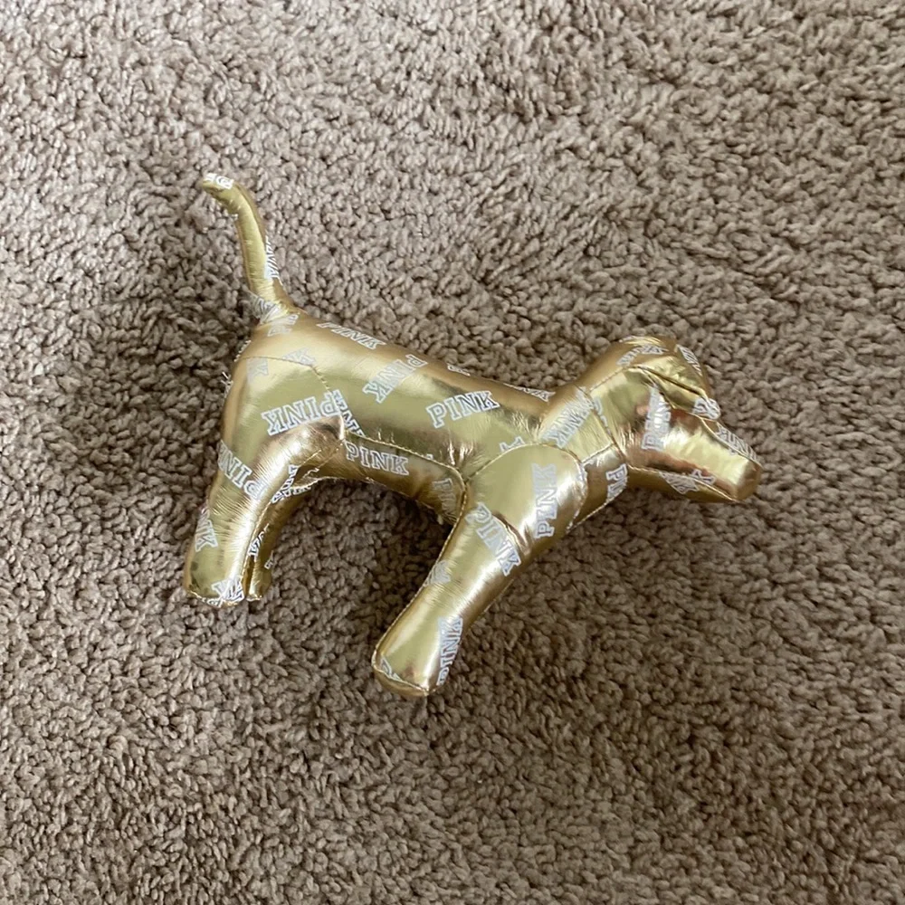 Victorias Secret Gold Pink Dog EUC - Picture 4 of 5